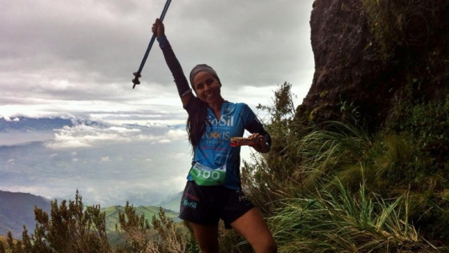 imagen Daniela Sandoval, la mujer que batió el récord femenino en el Aconcagua
