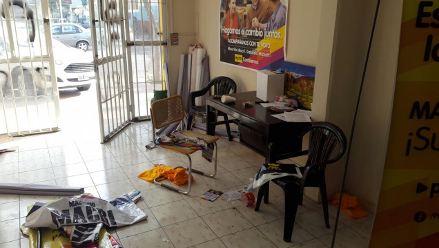 imagen Atacaron una sede del PRO en Maipú