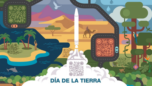 imagen La NASA desarrolló un póster virtual para celebrar el Día de la Tierra 2022