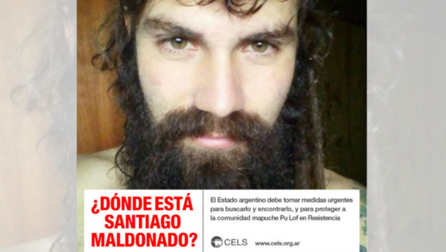 imagen La ONU exigió al Gobierno encontrar a Maldonado