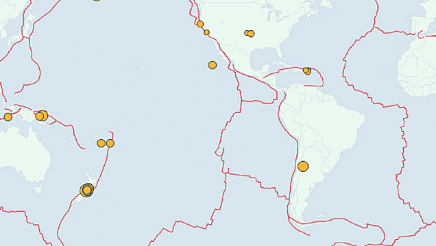 imagen Alerta: cadena de sismos a lo largo y ancho del mundo