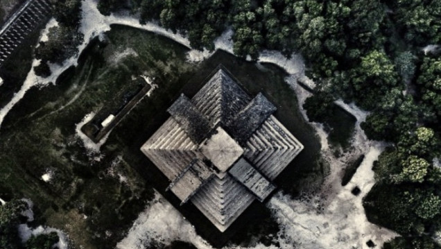 imagen Uso de drones: foto de pirámides de México desató la polémica