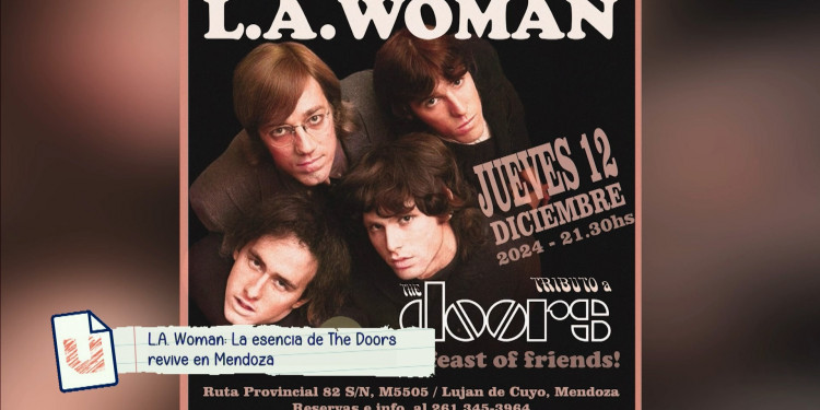 La esencia de The Doors revive en Mendoza