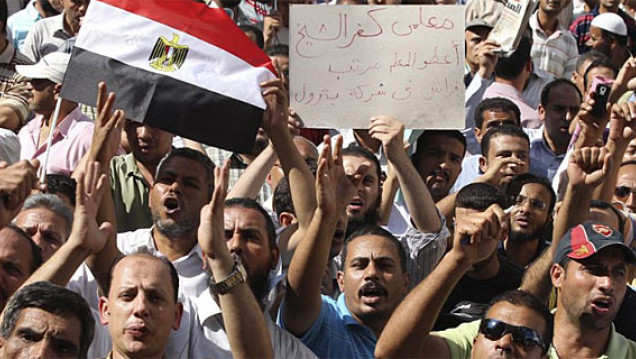 imagen Gran marcha en Egipto para exigir rápido retorno a la democracia
