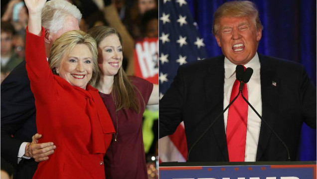 imagen Clinton y Trump amplían su ventaja en las primarias