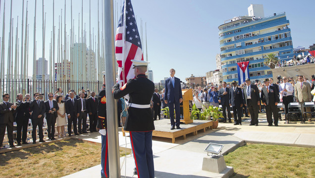 imagen La reapertura de la embajada de EE.UU. en Cuba sella la reconciliación