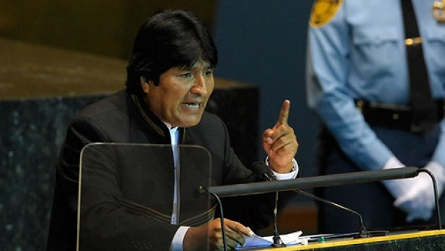 imagen Evo Morales solicitó reformar la ONU	 	 	 