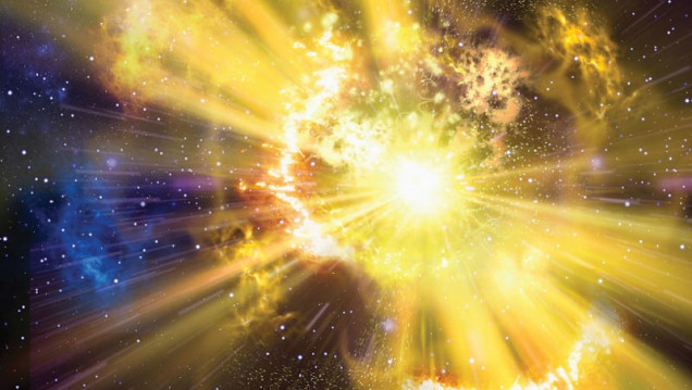 imagen Detectan una explosión cien veces más brillante que una supernova