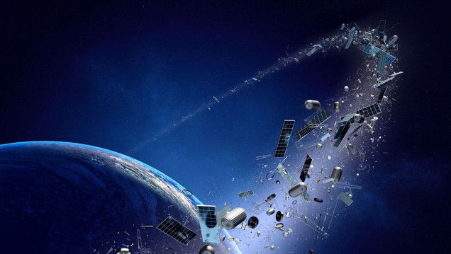 imagen Buscan regular la industria satelital para evitar el aumento de la basura espacial