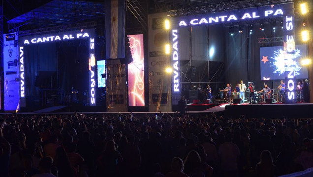 imagen Detenidos en la primera noche del "Rivadavia Canta al País"