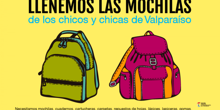 Lápices solidarios: ¡Llenemos las mochilas para Valparaíso!