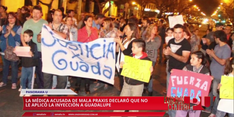 Médica acusada de mala praxis negó haber inyectado a Guadalupe