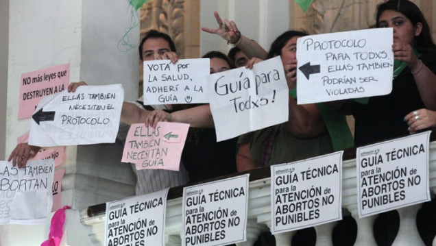 imagen Abortos no punibles: Mendoza blanqueará su guía técnica