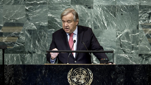 imagen "El mundo está en peligro": la fuerte advertencia del titular de la ONU a los líderes mundiales
