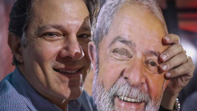 imagen Lula renuncia a la candidatura para darle paso a Haddad