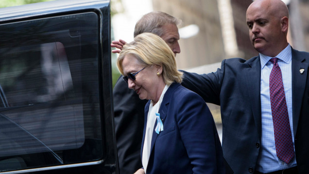 imagen Hillary Clinton canceló un viaje de campaña a California por una neumonía