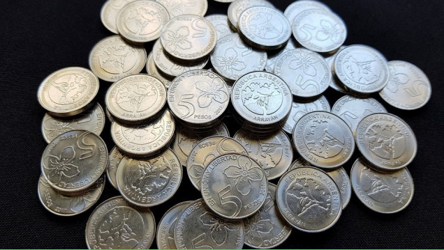 imagen Cómo serán las nuevas monedas de 1 y 5 pesos