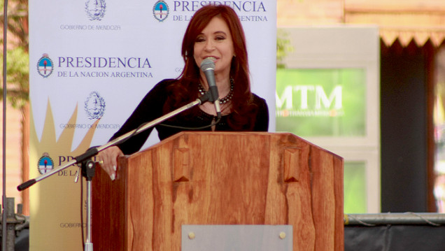 imagen Cristina Fernández de Kirchner visitó Mendoza