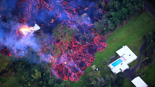 imagen La lava del volcán Kilauea avanza sin tregua sobre Hawái