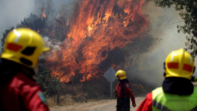 imagen Incendios en Chile: el fuego arrasó con un pueblo entero