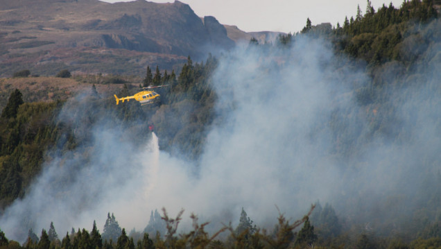 imagen Desesperante lucha contra los incendios en el oeste de Chubut, que siguen descontrolados