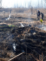 Turba de antiguos cultivos arde bajo la tierra en Guaymallén