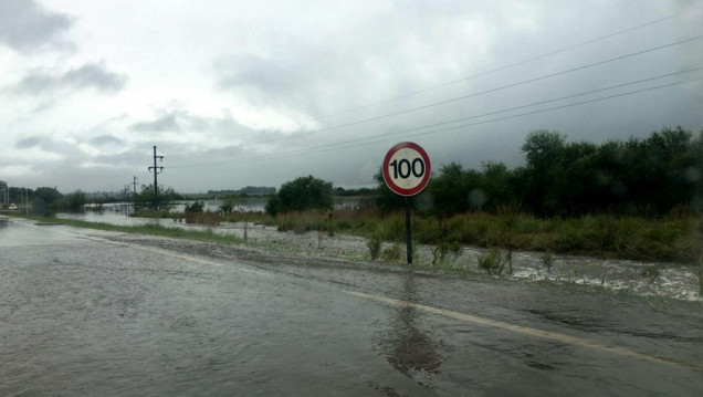 imagen Inundaciones tras un temporal en Entre Ríos