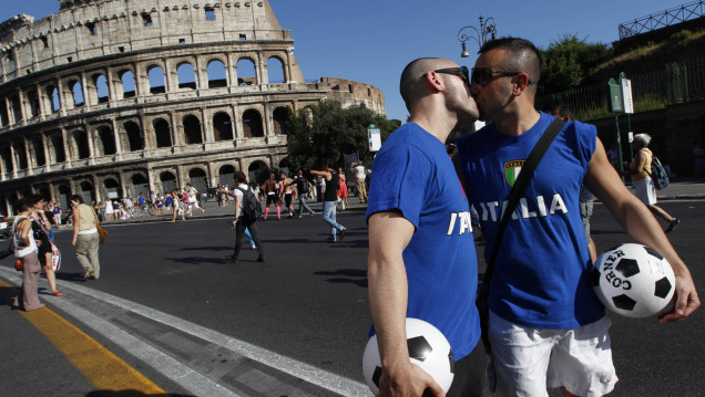 imagen El Parlamento italiano legalizó el matrimonio civil homosexual