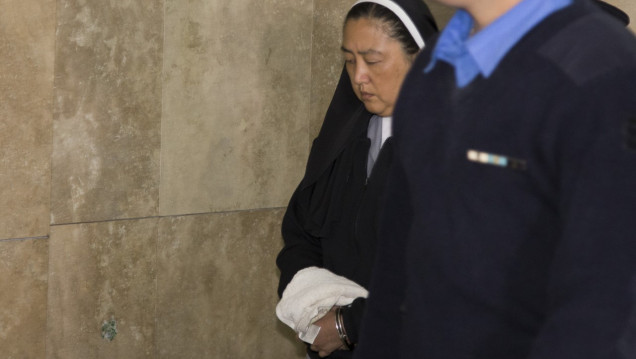 imagen La monja Kumiko dijo que es inocente, pero quedó presa