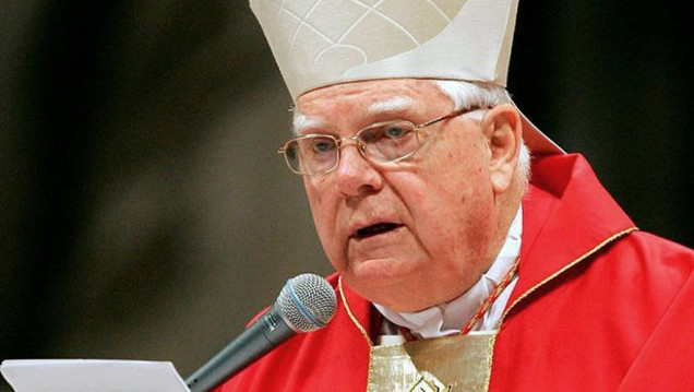 imagen Murió el cardenal Law, acusado de encubrir a pederastas