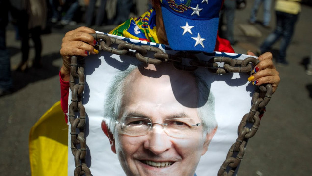 imagen El alcalde opositor venezolano Ledezma fue puesto de nuevo en arresto domiciliario