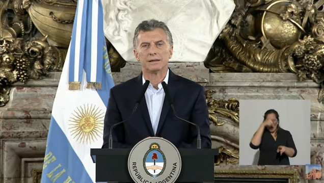 imagen En vivo: conferencia de prensa de Mauricio Macri