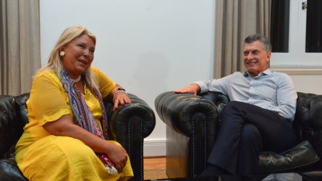 imagen Macri y Carrió se reunieron en Olivos para limar asperezas