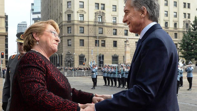 imagen Macri busca afianzar vínculos energéticos con Chile