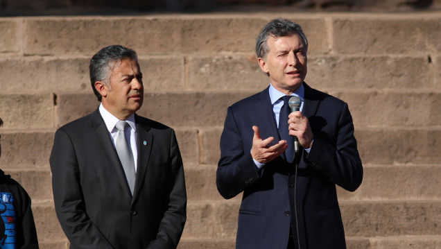imagen Macri en El Plumerillo