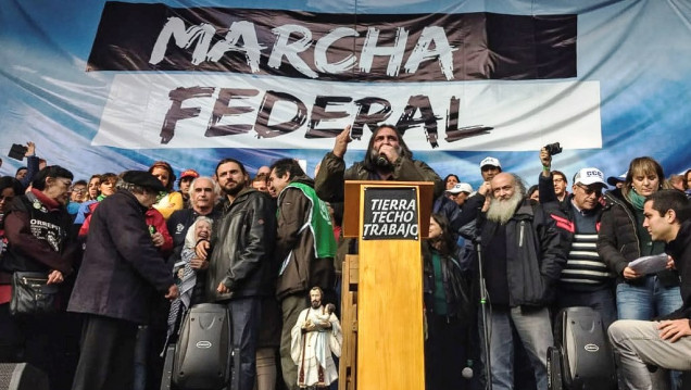 imagen Marcha Federal: gremios y grupos sociales pidieron ir a un paro general