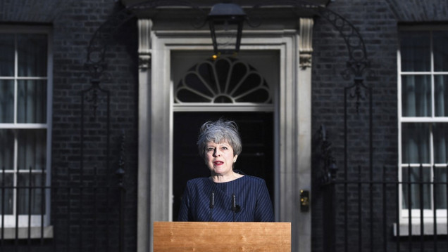 imagen May convocó a elecciones anticipadas para el 8 de junio en Reino Unido