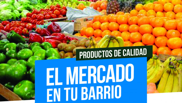 imagen El Mercado en tu Barrio estará hoy en Las Heras y en Luján