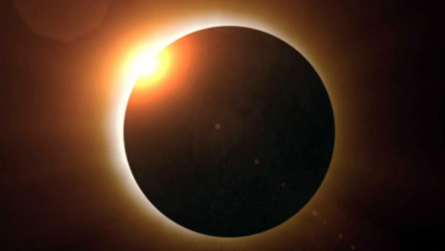 imagen El eclipse parcial de Sol se vio en gran parte del país