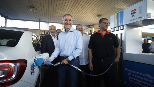 imagen Inauguraron en el país la primera estación de servicio con surtidores de biocombustibles