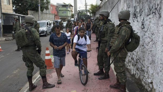 imagen Temer decretó la intervención militar en Río de Janeiro