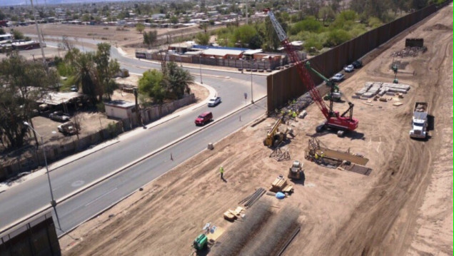 imagen Trump mostró las primeras imágenes del muro que dividirá Estados Unidos de México 