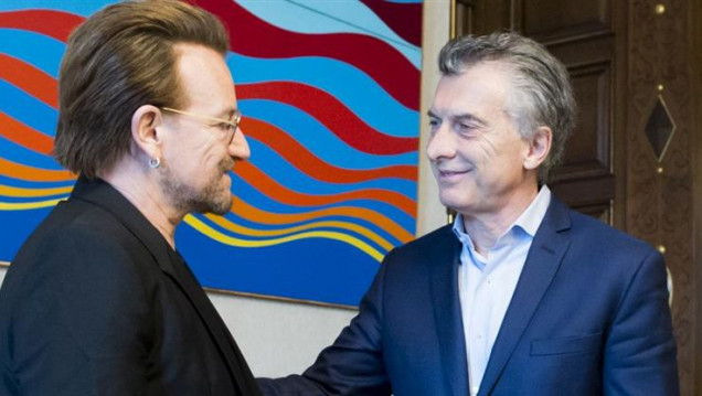 imagen Bono le preguntó a Macri por Santiago Maldonado