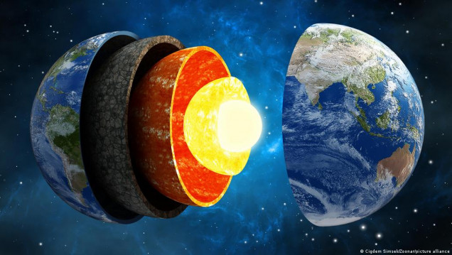 imagen Un estudio científico afirma que el núcleo de la Tierra se frenó: qué implica este fenómeno