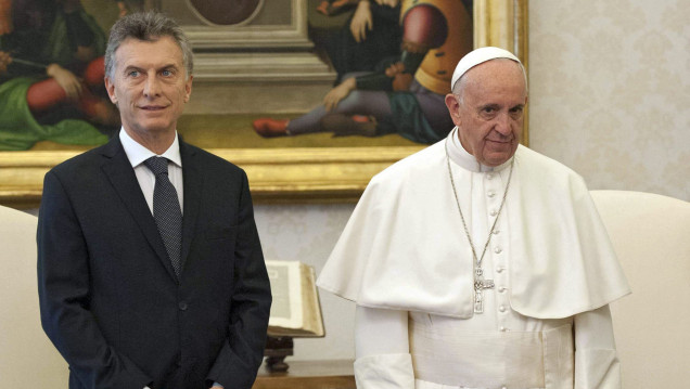 imagen El Papa recibirá a Macri por segunda vez en el año