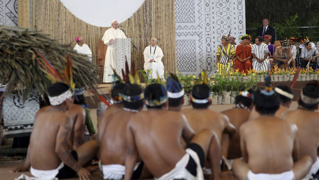 imagen En Perú, el Papa cargó contra la trata de personas 
