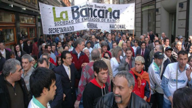 imagen La Bancaria anunció un paro para el 9 de febrero