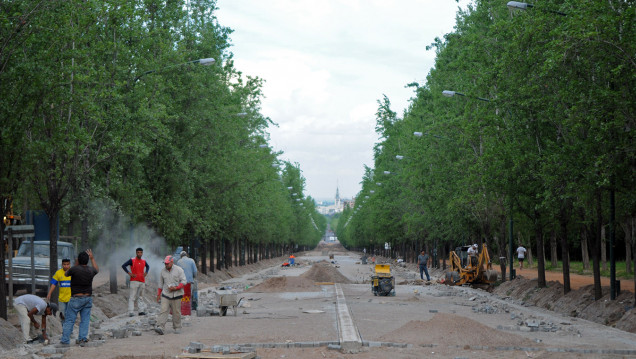 imagen Después de meses de obras, la Avenida Libertador aún no está terminada