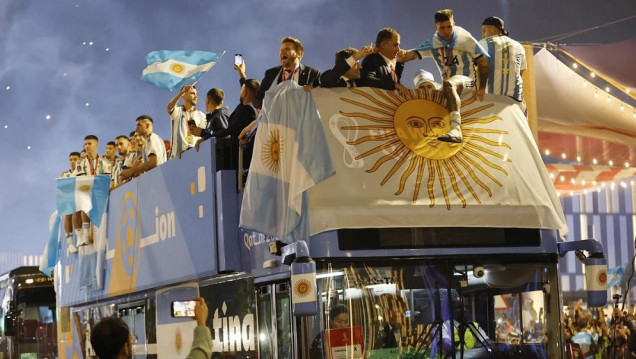 imagen La Selección campeona del mundo llegará a la Argentina el martes a la madrugada