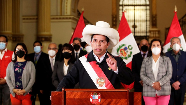 imagen Finalmente, el Congreso de Perú desplazó a Castillo y tomará juramento a la vicepresidenta Boluarte